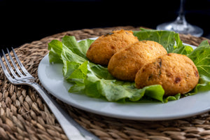 Fried ball of cod