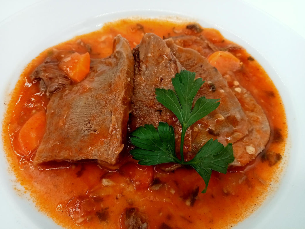 Stewed Beef Tongue